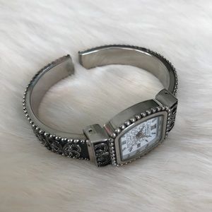 Embassy Black and Silver Watch